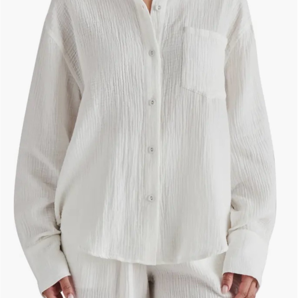 Juna Button Down Collar Long Sleeve Shirt